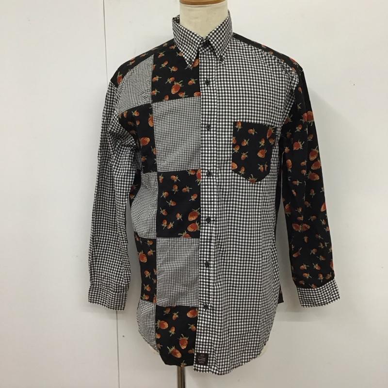 カネコイサオ KANEKOISAO シャツ、ブラウス 長袖 長袖シャツ カラーシャツ ポケットシャツ 長袖カットソー チェックシャツ プリント マルチカラー / マルチカラー /  メンズ USED 古着 中古 10114966