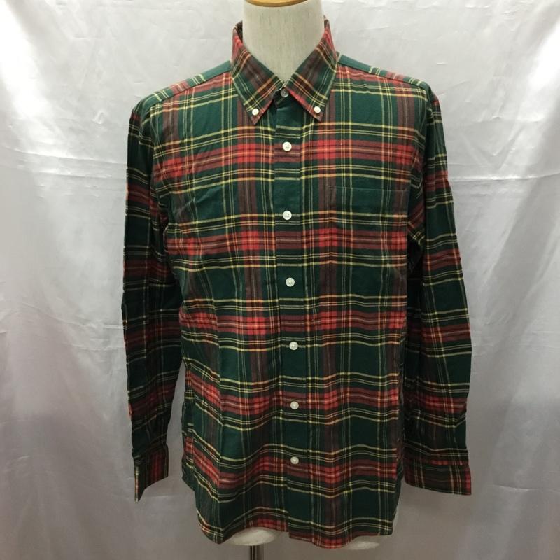 エディーバウアー Eddie Bauer シャツ、ブラウス 長袖 長袖シャツ カラーシャツ ポケットシャツ 長袖カットソー チェックシャツ M チェック マルチカラー / マルチカラー /  メンズ USED 古着 中古 10114808