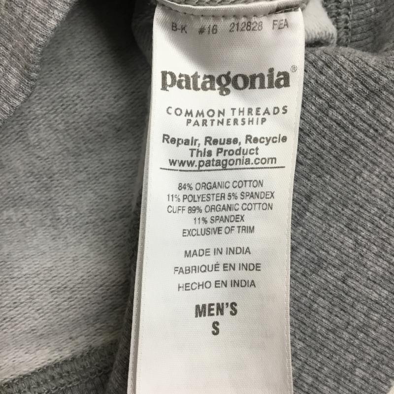 パタゴニア patagonia トレーナー 長袖 39404FA15 S ロゴ、文字 X  灰 / グレー /  メンズ USED 古着 中古 10141443