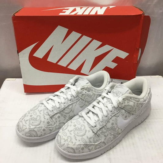 ナイキ NIKE スニーカー スニーカー DJ9955 100 WMNS DUNK LOW ESS 28cm 箱有 ペイズリー 28.0cm ロゴ、文字 白 / ホワイト /  メンズ USED 古着 中古 10111970