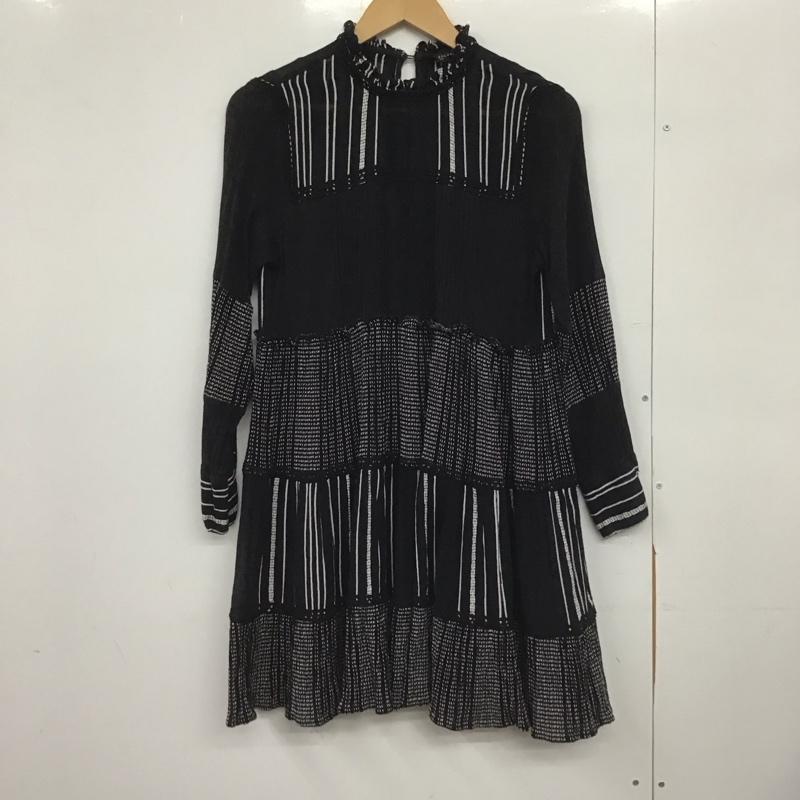ザラウーマン ZARA WOMAN ワンピース ミニスカート S  黒 / ブラック /  レディース USED 古着 中古 10148780