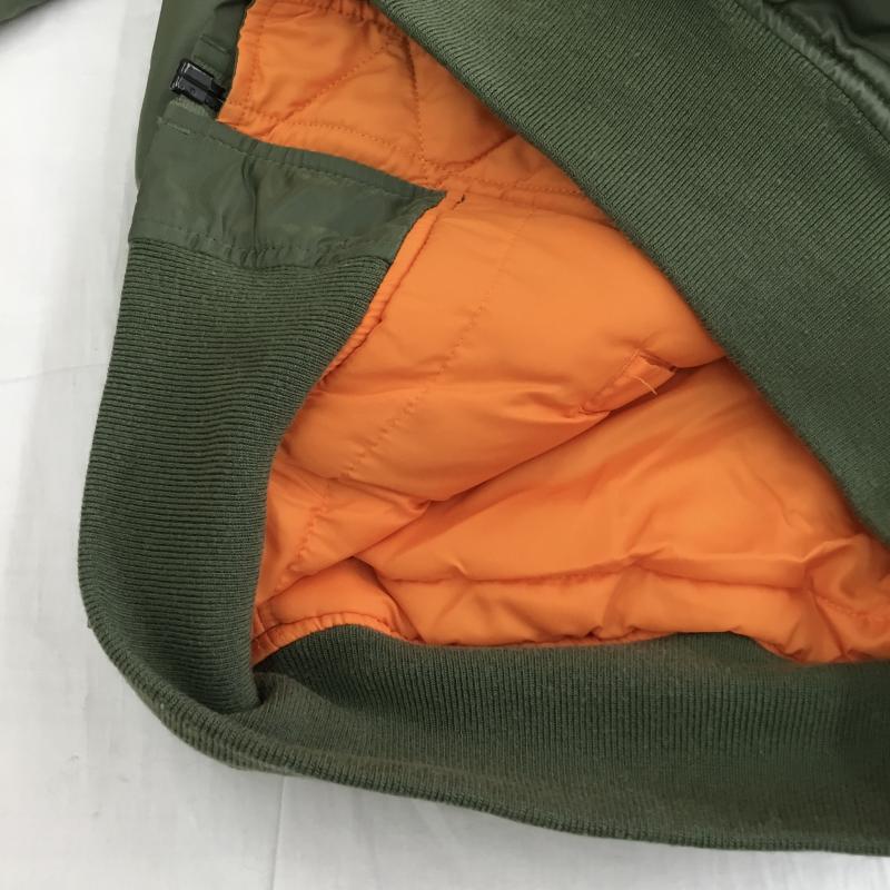 アルファ ALPHA ジャケット、上着 ジャンパー、ブルゾン MA-1 M 無地 緑 / グリーン /  メンズ USED 古着 中古 10137357