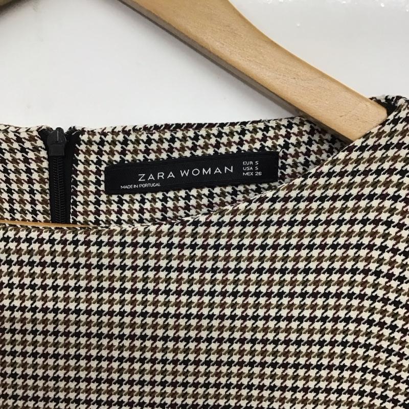 ザラ ZARA ワンピース ミニスカート S チェック マルチカラー / マルチカラー /  レディース USED 古着 中古 10142737