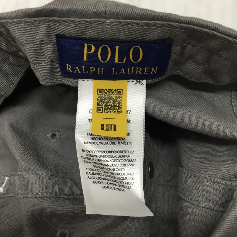 ポロラルフローレン POLO RALPH LAUREN 帽子 キャップ ワンポイント 灰 / グレー /  メンズ USED 古着 中古 10111057