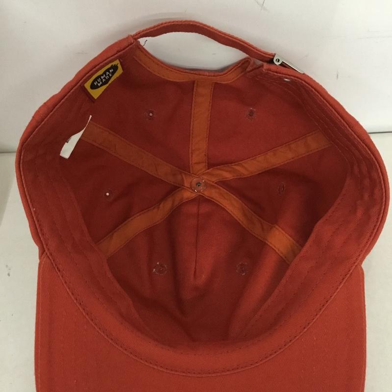 ヒューマンメード HUMAN MADE 帽子 キャップ ロゴ、文字 赤 / レッド /  メンズ USED 古着 中古 10138850