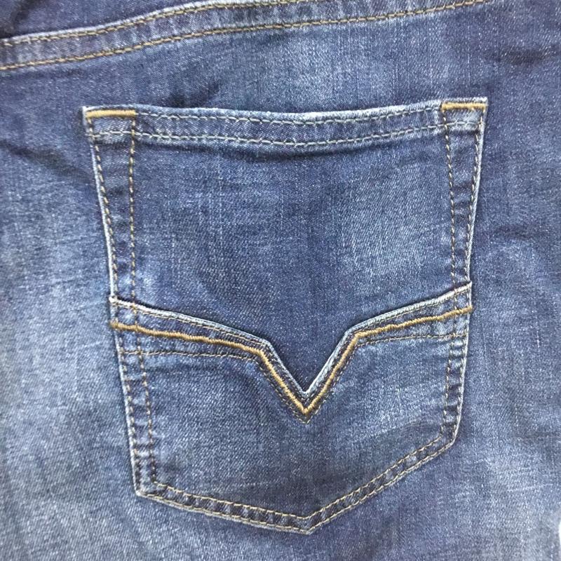 ディーゼル DIESEL パンツ デニム、ジーンズ デニムパンツ ストレートパンツ ストレッチパンツ カジュアルパンツ 34 無地 インディゴ / インディゴ /  メンズ USED 古着 中古 10118700