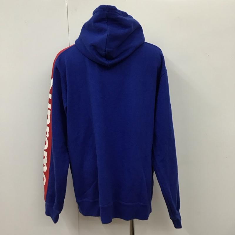 シュプリーム Supreme パーカー 長袖 SS18 SidelineHoodedSweatshirt 長袖パーカー プルオーバー XL ロゴ、文字 青 / ブルー /  メンズ USED 古着 中古 10119220