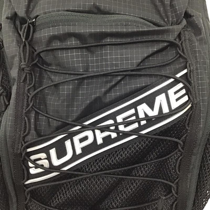 シュプリーム Supreme リュックサック、デイパック リュックサック、デイバッグ Backpack 2023FW タグ付き ロゴ、文字 黒 / ブラック /  メンズ USED 古着 中古 10115066
