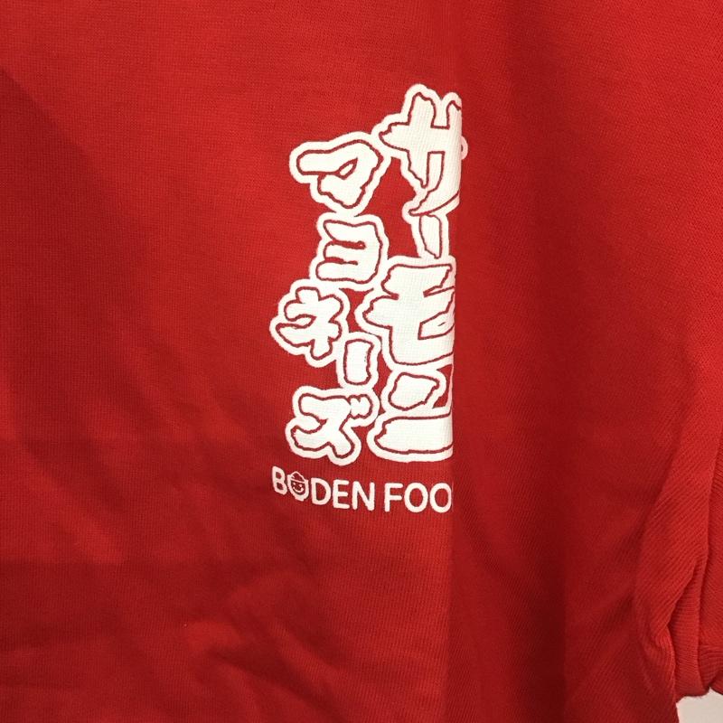 豊天商店 ぶーでんしょうてん Tシャツ 半袖 サーモンマヨネーズ L プリント X ロゴ、文字 赤 / レッド /  メンズ USED 古着 中古 10147602