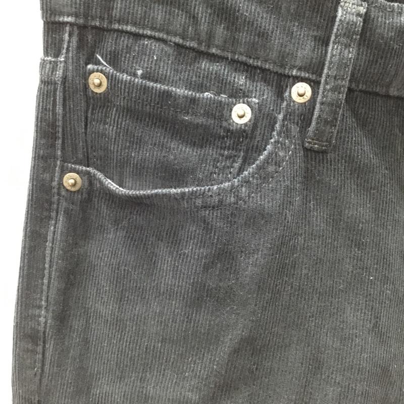 リーバイストラウスアンドコー Levi Strauss & co. パンツ デニム、ジーンズ コーデュロイパンツ ストレートパンツ カジュアルパンツ 29インチ 無地 黒 / ブラック /  メンズ USED 古着 中古 10120130