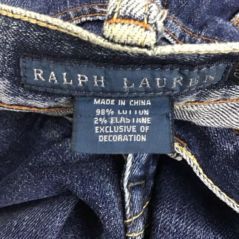 ラルフローレン RALPHLAUREN パンツ デニム、ジーンズ 27インチ 無地 インディゴ / インディゴ /  レディース USED 古着 中古 10121393
