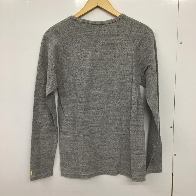 ハリウッドランチマーケット H.R MARKET カットソー 長袖 長袖カットソー 無地カットソー クルーネック ラグラン 3 無地 灰 / グレー /  メンズ USED 古着 中古 10147594