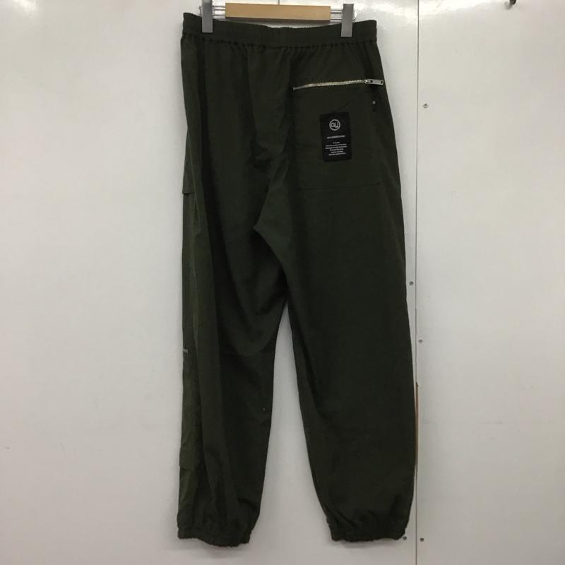 ジーユー GU パンツ ワークパンツ、ペインターパンツ 321-333494 ワイドパンツ カジュアルパンツ ワークパンツ L 無地 カーキ / カーキ /  メンズ USED 古着 中古 10143218