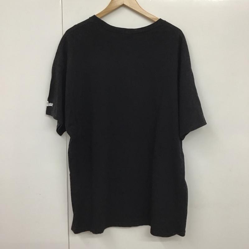 古着 USED Tシャツ 半袖 半袖カットソー プリントTシャツ クルーネックカットソー XXL ロゴ、文字 黒 / ブラック /  メンズ USED 古着 中古 10130119