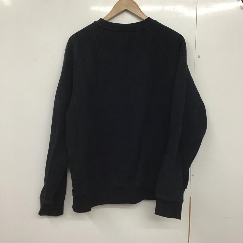 キス KITH トレーナー 長袖 長袖トレーナー スウェット クルーネック プルオーバー L ロゴ、文字 黒 / ブラック /  メンズ USED 古着 中古 10140833