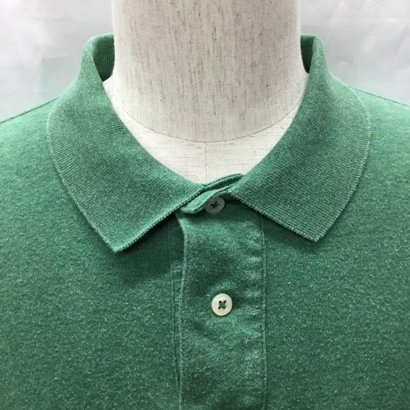 ポロバイラルフローレン Polo by RALPH LAUREN ポロシャツ 半袖 XL 無地 緑 / グリーン /  メンズ USED 古着 中古 10108684