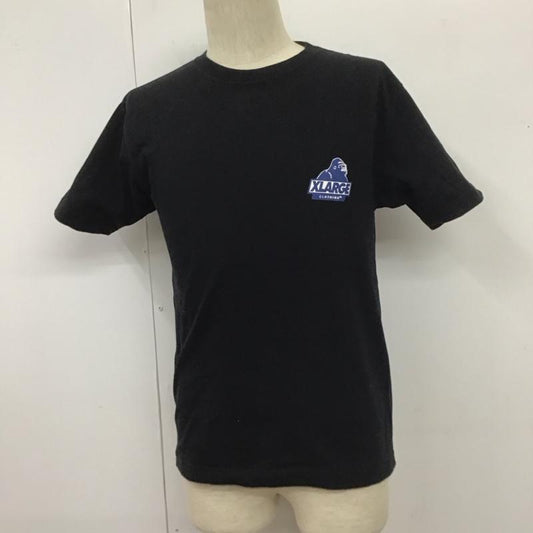 ニューエラ NEW ERA Tシャツ 半袖 半袖カットソー プリントTシャツ クルーネックカットソー XLARGE S ロゴ、文字 黒 / ブラック /  メンズ USED 古着 中古 10111118