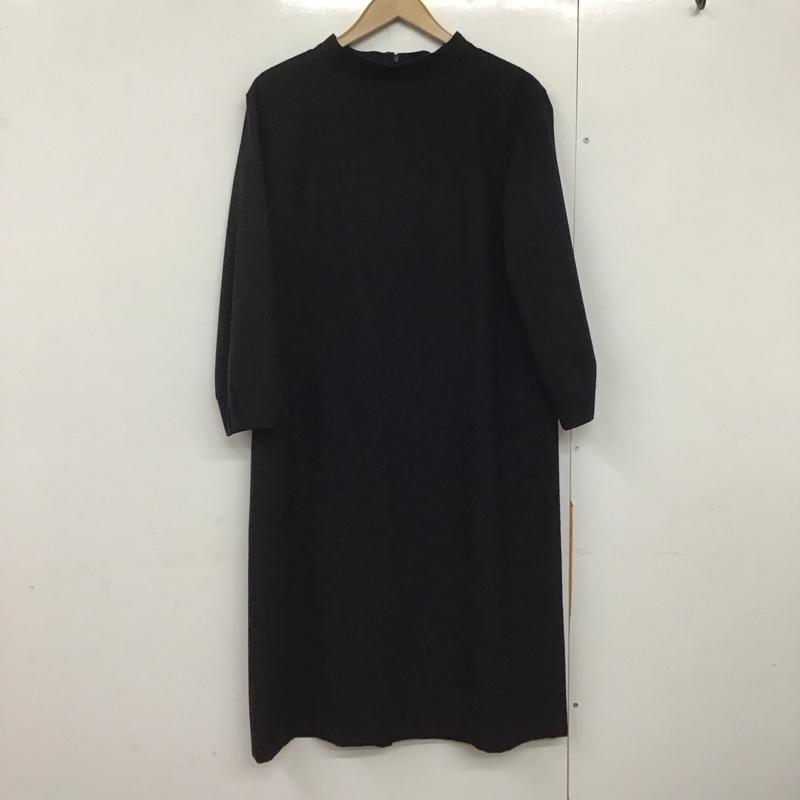 ユニ yuni ワンピース ロングスカート FREE 無地 黒 / ブラック /  レディース USED 古着 中古 10140655