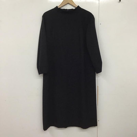 ユニ yuni ワンピース ロングスカート FREE 無地 黒 / ブラック /  レディース USED 古着 中古 10140655