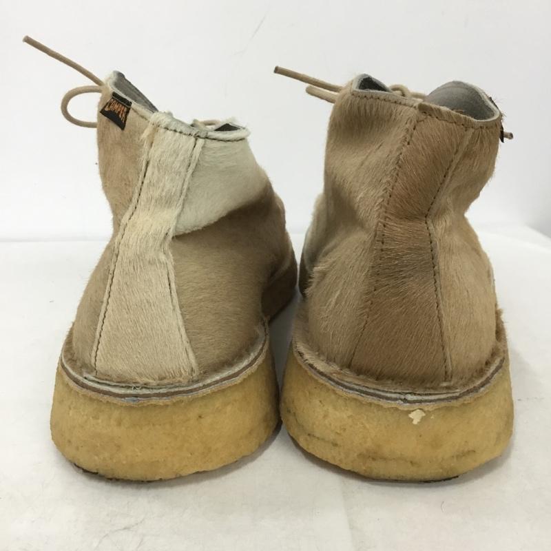 カンペール CAMPER ブーツ ショートブーツ デザートブーツ 41 無地 ベージュ / ベージュ /  メンズ USED 古着 中古 10140603
