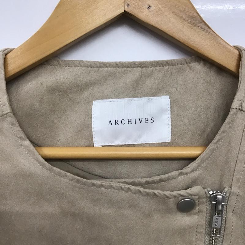 アルシーヴ archives ジャケット、上着 ジャケット、ブレザー M 無地 ベージュ / ベージュ /  レディース USED 古着 中古 10147201