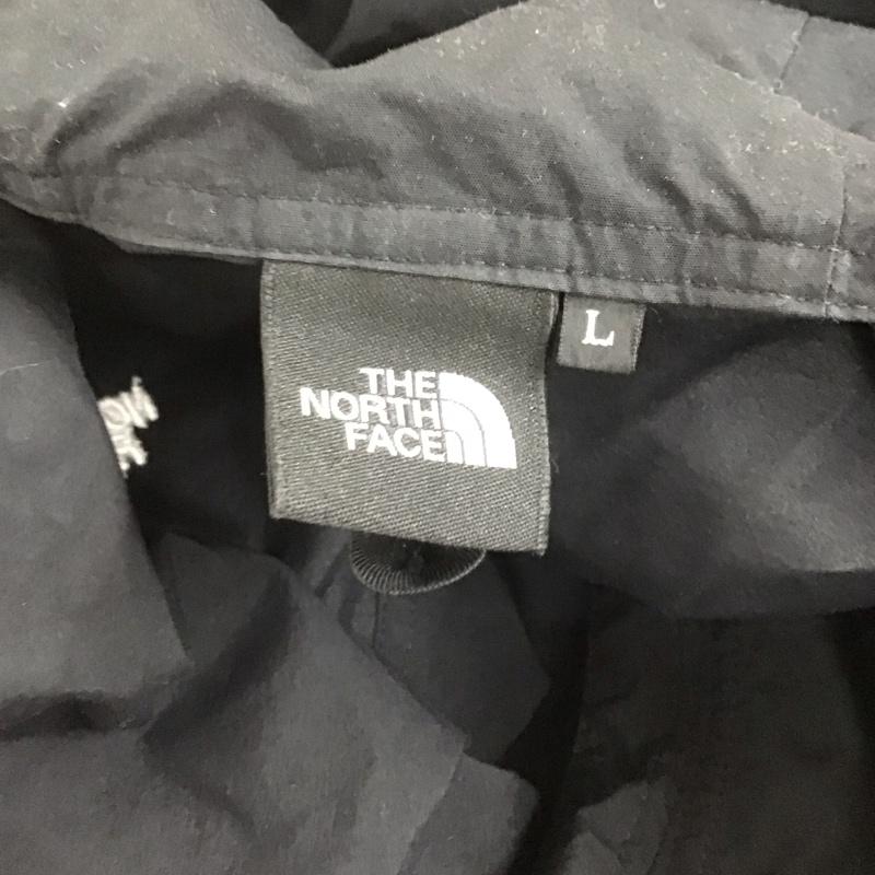 ザノースフェイス THE NORTH FACE ジャケット、上着 ジャンパー、ブルゾン NP71830 コンパクトジャケット ジップアップジャケット カジュアルジャケット ナイロンジャケット アウター L ロゴ、文字 黒 / ブラック /  メンズ USED 古着 中古 10106633
