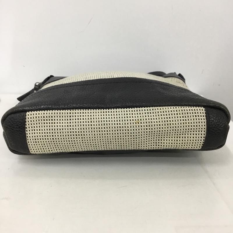 ゲンテン genten ショルダーバッグ ショルダーバッグ レザー ロゴ、文字 紺 / ネイビー /  レディース USED 古着 中古 10147728