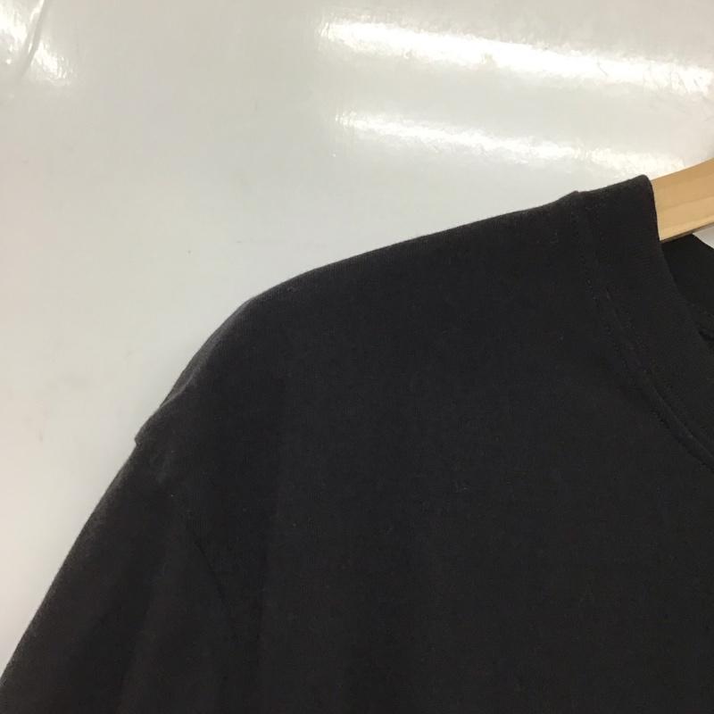 ザラ ZARA Tシャツ 半袖 半袖カットソー プリントTシャツ クルーネックカットソー S プリント 黒 / ブラック /  メンズ USED 古着 中古 10145689