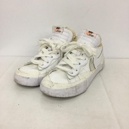 ナイキ NIKE スニーカー スニーカー DM6443-100 BLAZER LOW SACAI 24cm 24.0cm ロゴ、文字 白 / ホワイト /  レディース USED 古着 中古 10140024