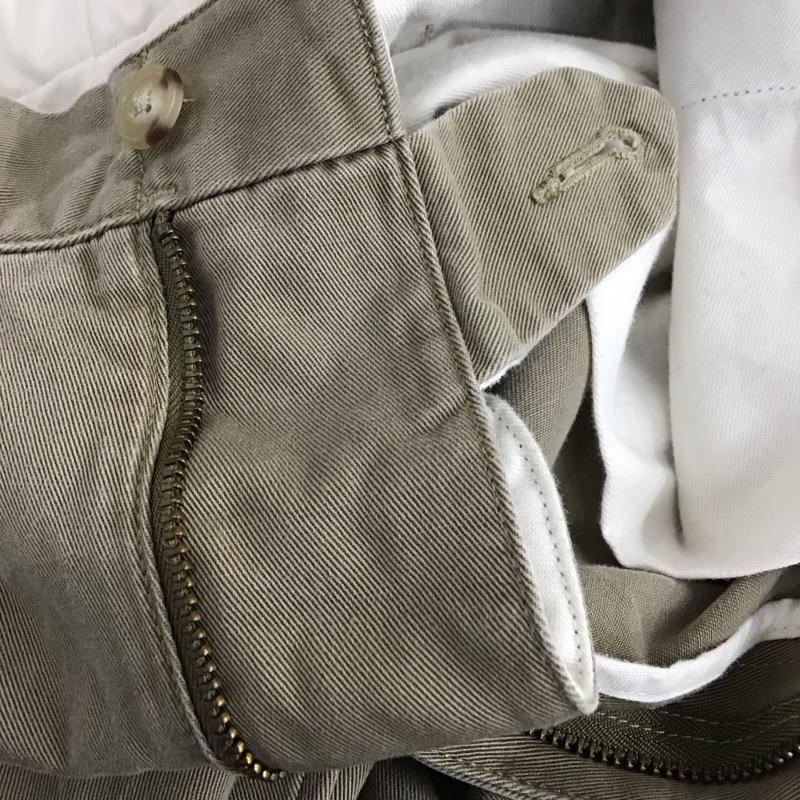 ポロラルフローレン POLO RALPH LAUREN パンツ チノパン チノパン カジュアルパンツ ワイドパンツ ストレートパンツ 32インチ 無地 ベージュ / ベージュ /  メンズ USED 古着 中古 10113000