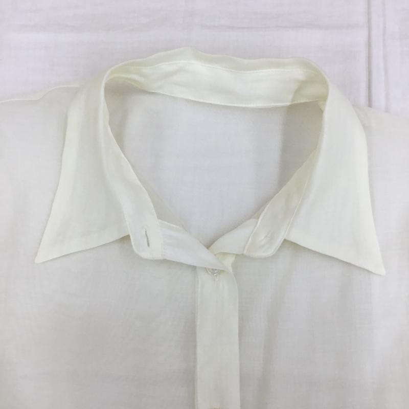ローリーズファーム LOWRYS FARM シャツ、ブラウス 長袖 FREE 無地 アイボリー / アイボリー /  レディース USED 古着 中古 10134398