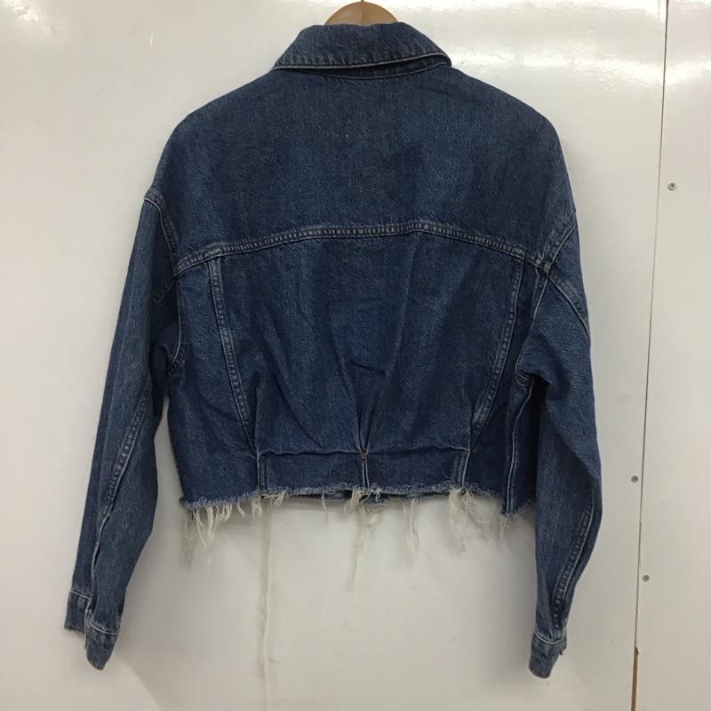ザラ ZARA ジャケット、上着 ジャケット、ブレザー Gジャン S 無地 インディゴ / インディゴ /  レディース USED 古着 中古 10140056