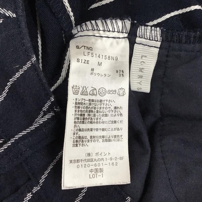 ローリーズファーム LOWRYS FARM スカート ミニスカート LF514158N9 M ストライプ 紺 / ネイビー / X 白 / ホワイト /  レディース USED 古着 中古 10115410