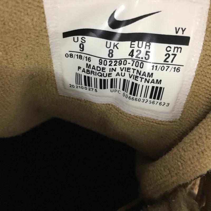 ナイキ NIKE スニーカー スニーカー 902290-700 AIR MORE UPTEMPO SUPREME 27cm 27.0cm ロゴ、文字 金 / ゴールド /  メンズ USED 古着 中古 10142827