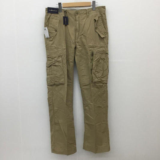 ポロラルフローレン POLO RALPH LAUREN パンツ ワークパンツ、ペインターパンツ 33インチ 無地 ベージュ / ベージュ /  メンズ USED 古着 中古 10107618