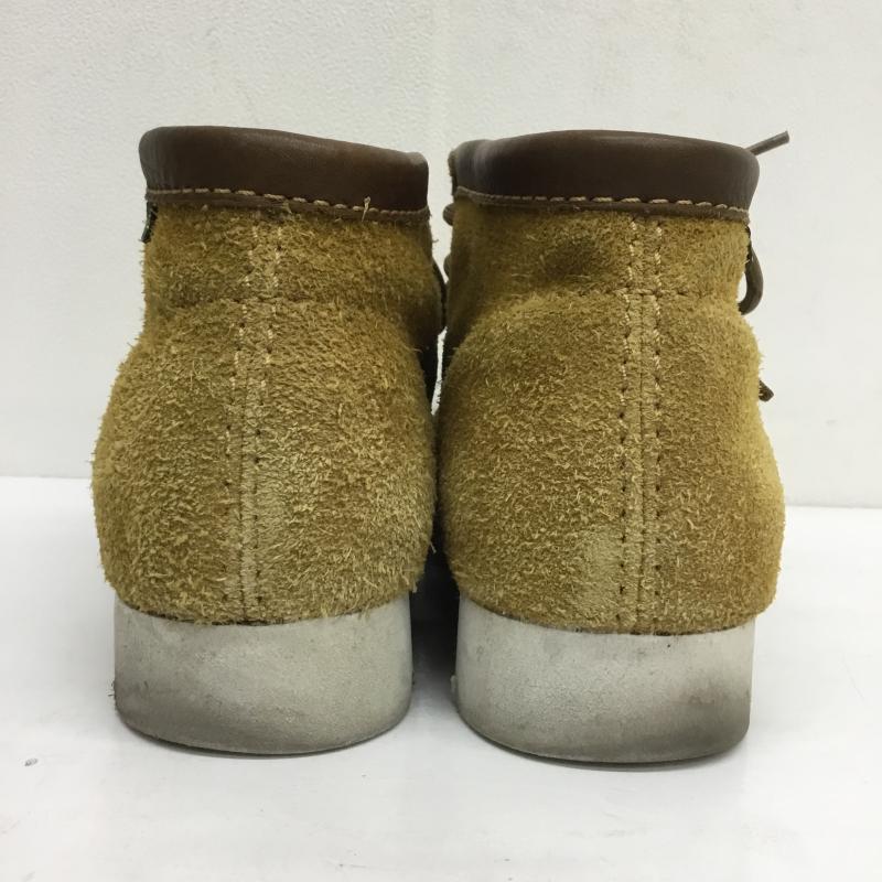 クラークス Clarks ブーツ ショートブーツ WallabeeBT GTX ワラビーブーツ ゴアテックス 25.5cm マスタード / マスタード /  メンズ USED 古着 中古 10107274