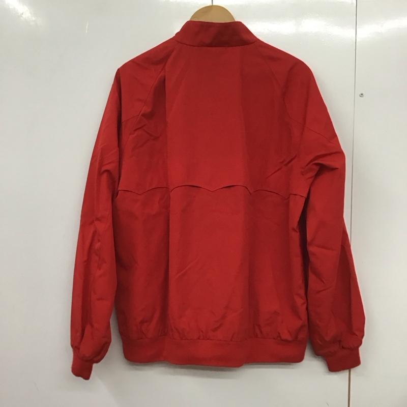 ラコステ LACOSTE ジャケット、上着 ジャケット、ブレザー ジップアップジャケット アウター ノーカラージャケット L ロゴ、文字 赤 / レッド /  メンズ USED 古着 中古 10132909