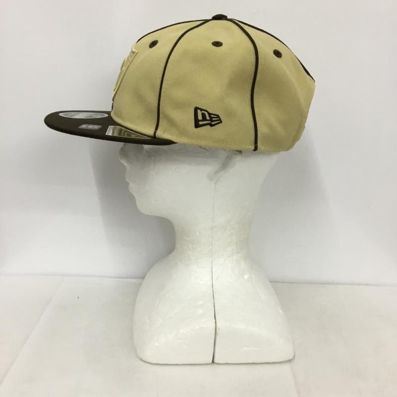 ニューエラ NEW ERA 帽子 キャップ NFL 9FIFTY レイダース ロゴ、文字 ベージュ / ベージュ / X 茶 / ブラウン /  メンズ USED 古着 中古 10138484