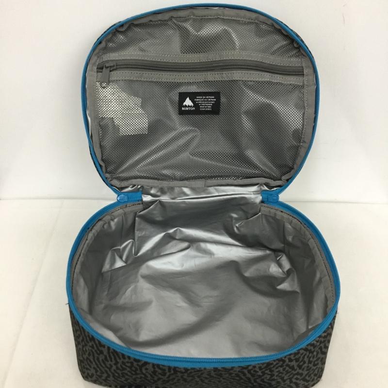 バートン BURTON バッグ バッグ 小物入れ ハンドバッグ 総柄 灰 / グレー / X 青 / ブルー /  メンズ USED 古着 中古 10131588