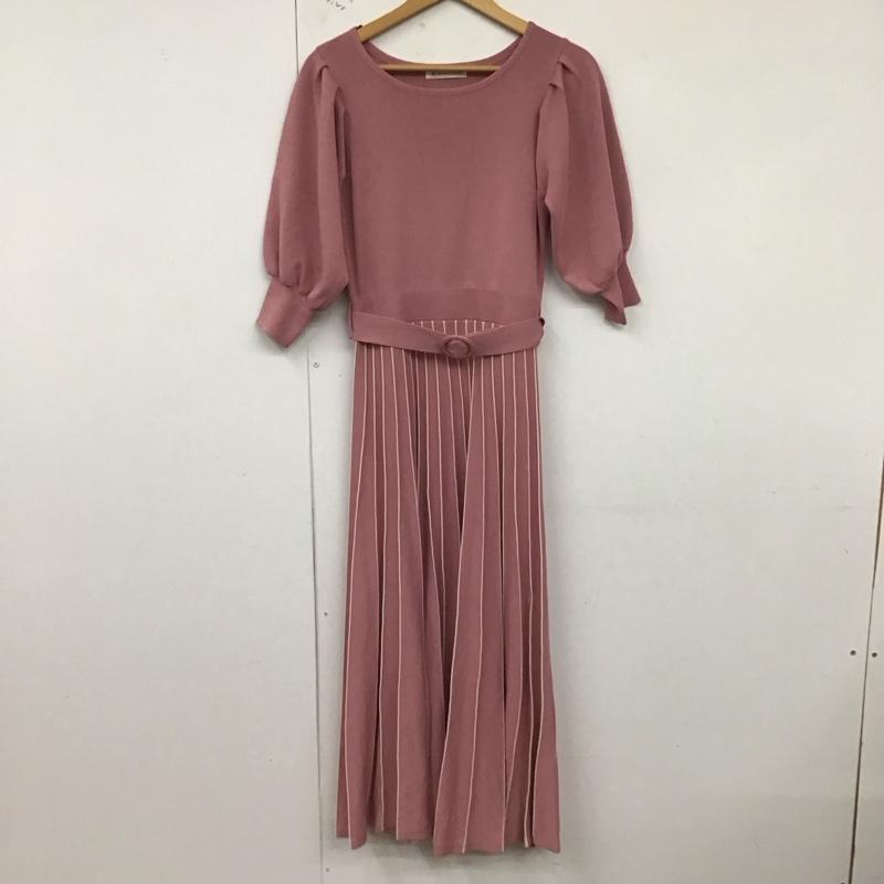 マジェスティックレゴン MAJESTIC LEGON ワンピース ロングスカート M 無地 桃 / ピンク /  レディース USED 古着 中古 10128917