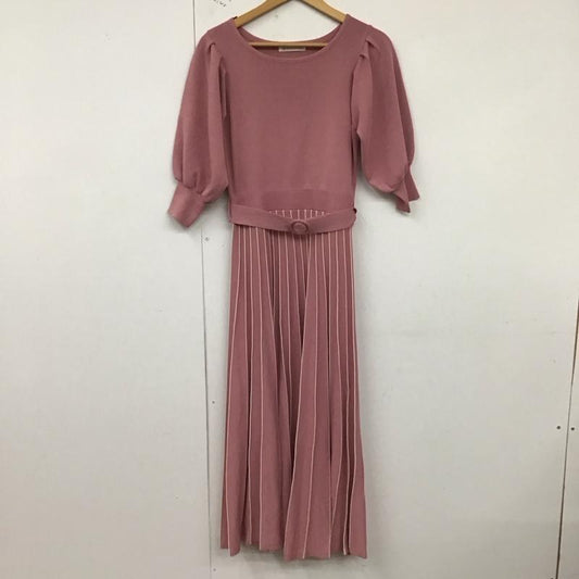 マジェスティックレゴン MAJESTIC LEGON ワンピース ロングスカート M 無地 桃 / ピンク /  レディース USED 古着 中古 10128917