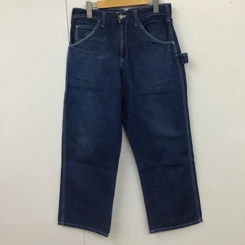 ポインター POINTER パンツ デニム、ジーンズ デニムパンツ ストレートパンツ ワイドパンツ カジュアルパンツ 32インチ 無地 インディゴ / インディゴ /  メンズ USED 古着 中古 10116398
