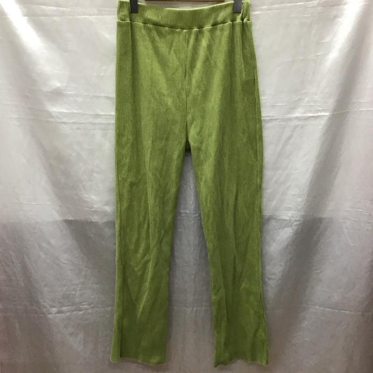 ローリーズファーム LOWRYS FARM ボトムス ボトムス LF520052AD リブパンツ FREE 無地 薄緑 / ライトグリーン /  レディース USED 古着 中古 10123423