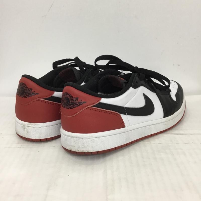 ナイキ NIKE スニーカー スニーカー CZ0790-106 AIR JORDAN 1 RETRO LOW OG 27.5cm 箱有 27.5cm ロゴ、文字 白 / ホワイト / X 黒 / ブラック / X 赤 / レッド /  メンズ USED 古着 中古 10123982