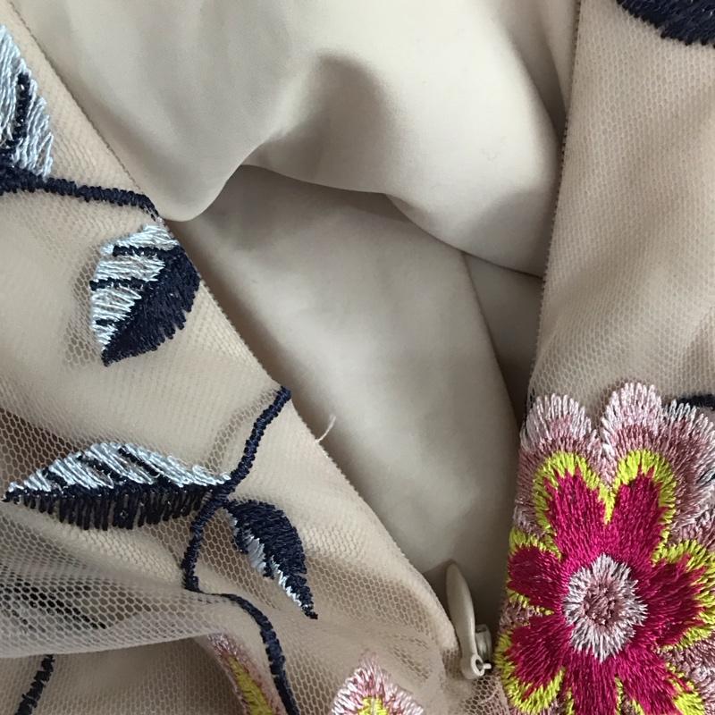 ザラベーシック ZARA BASIC スカート ロングスカート 7901 752 330 チュール XS 花柄 桃 / ピンク /  レディース USED 古着 中古 10109501