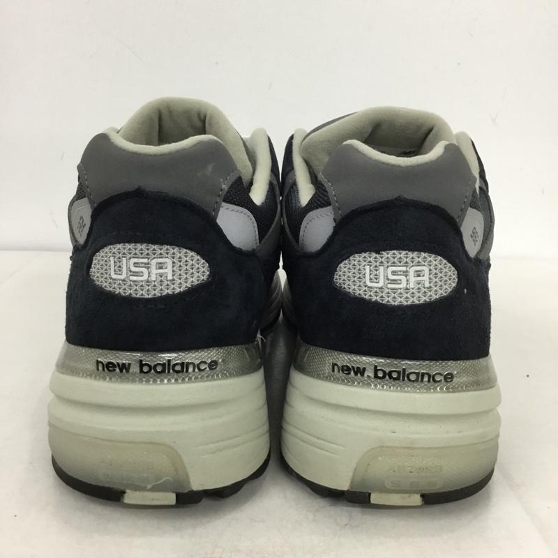 ニューバランス New Balance スニーカー スニーカー U992NY 29cm 箱有 29.0cm ロゴ、文字 紺 / ネイビー / X 灰 / グレー /  メンズ USED 古着 中古 10142064