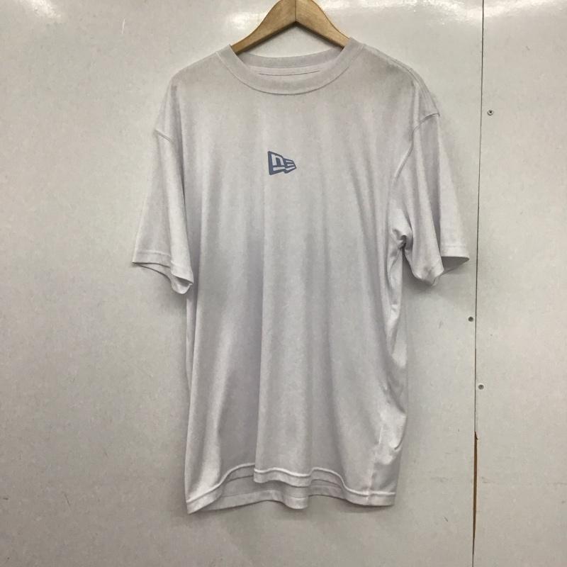 ニューエラ NEW ERA Tシャツ 半袖 半袖カットソー プリントTシャツ クルーネックカットソー XL ロゴ、文字 白 / ホワイト /  メンズ USED 古着 中古 10146767