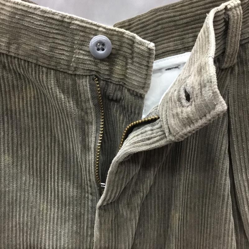 古着 USED パンツ ワークパンツ、ペインターパンツ コーデュロイパンツ ワイドパンツ ストレートパンツ カジュアルパンツ 32インチ 無地 茶 / ブラウン /  メンズ USED 古着 中古 10115627