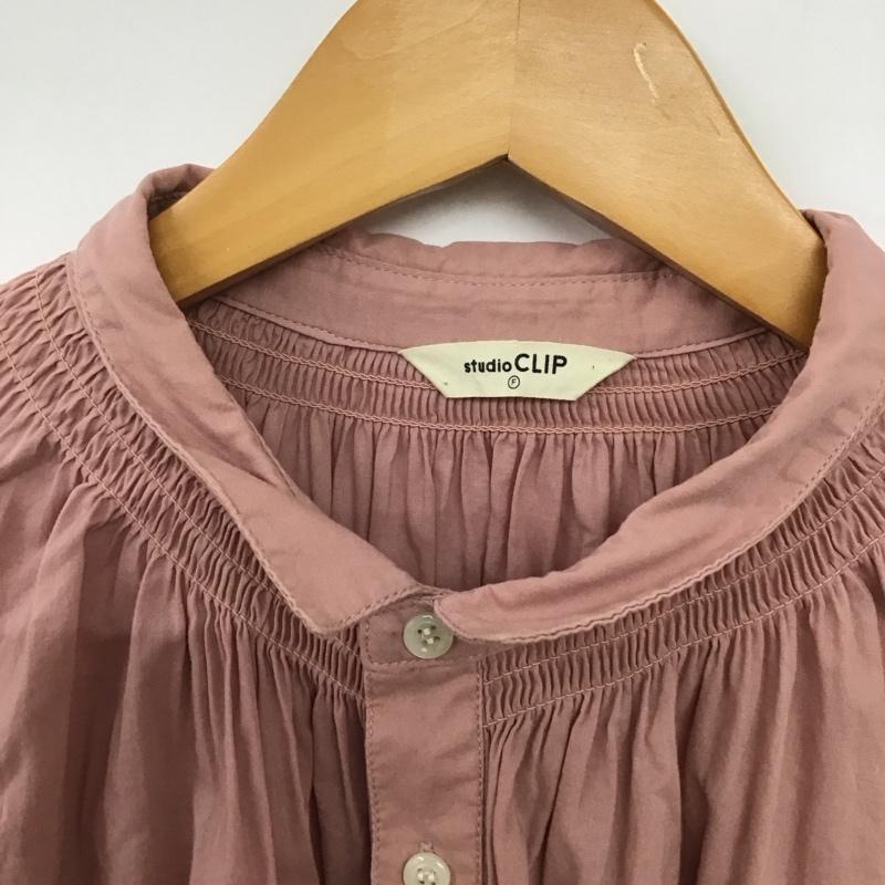 スタディオクリップ studio CLIP ワンピース ロングスカート ST223010-1 コットン シャツワンピース FREE 無地 桃 / ピンク /  レディース USED 古着 中古 10144429