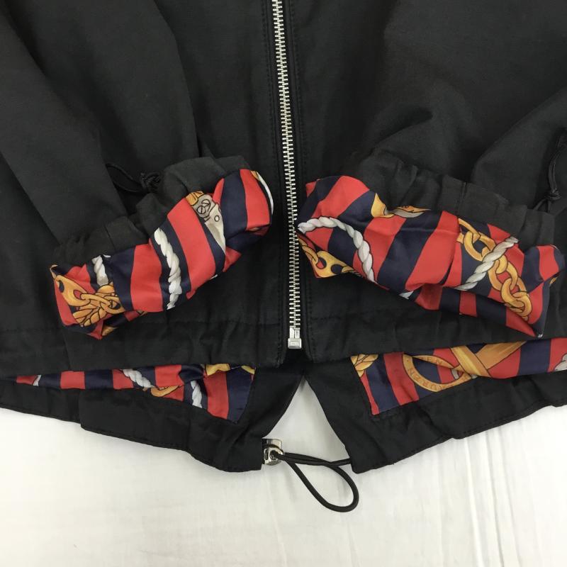 ポロラルフローレン POLO RALPH LAUREN ジャケット、上着 ジャンパー、ブルゾン 総柄 X 無地 黒 / ブラック /  メンズ USED 古着 中古 10141079